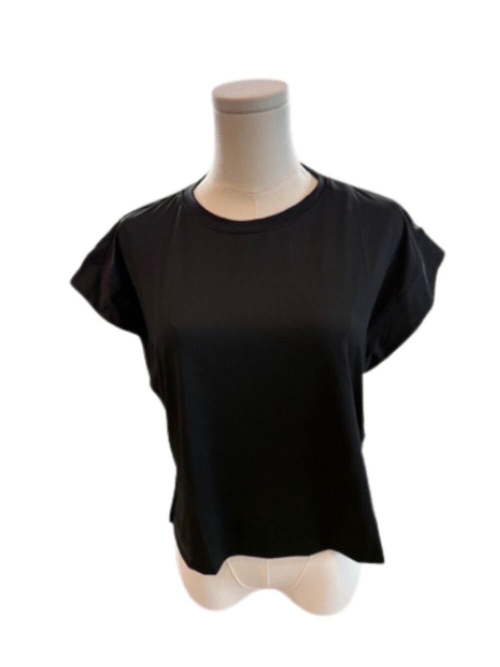 Adidas Yoga Top Large Black Athletic Tee Workout Activewear NWT - Picture 7 of 8